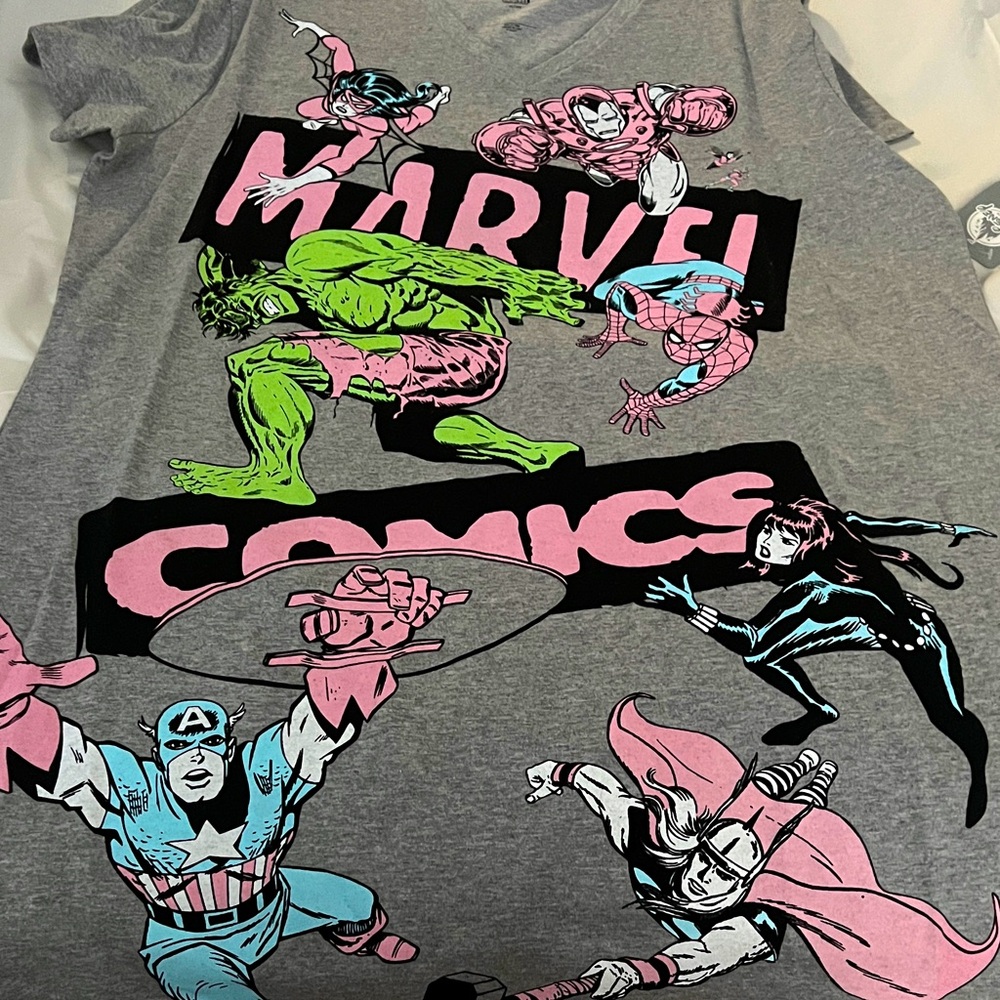 Women’s Disney Marvel Comics Graphic PJ’s